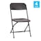 Flash Furniture 4PK Commercial Grade Black Plastic Folding Chairs 4-LE-L-3-W-BK-GG - alternate 5